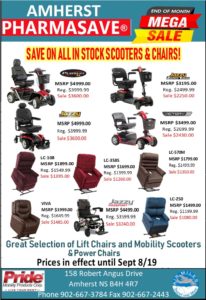 Mega Sale - Scooters and Chairs